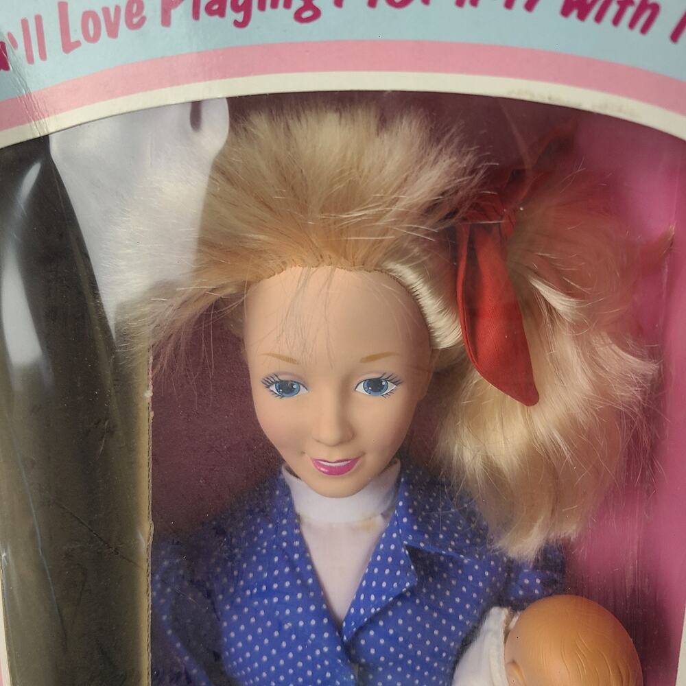 Vintage 1990 The‎ Original Mommy Doll 19" Blonde Hair With Baby Tootsie Toys - Picture 2 of 16